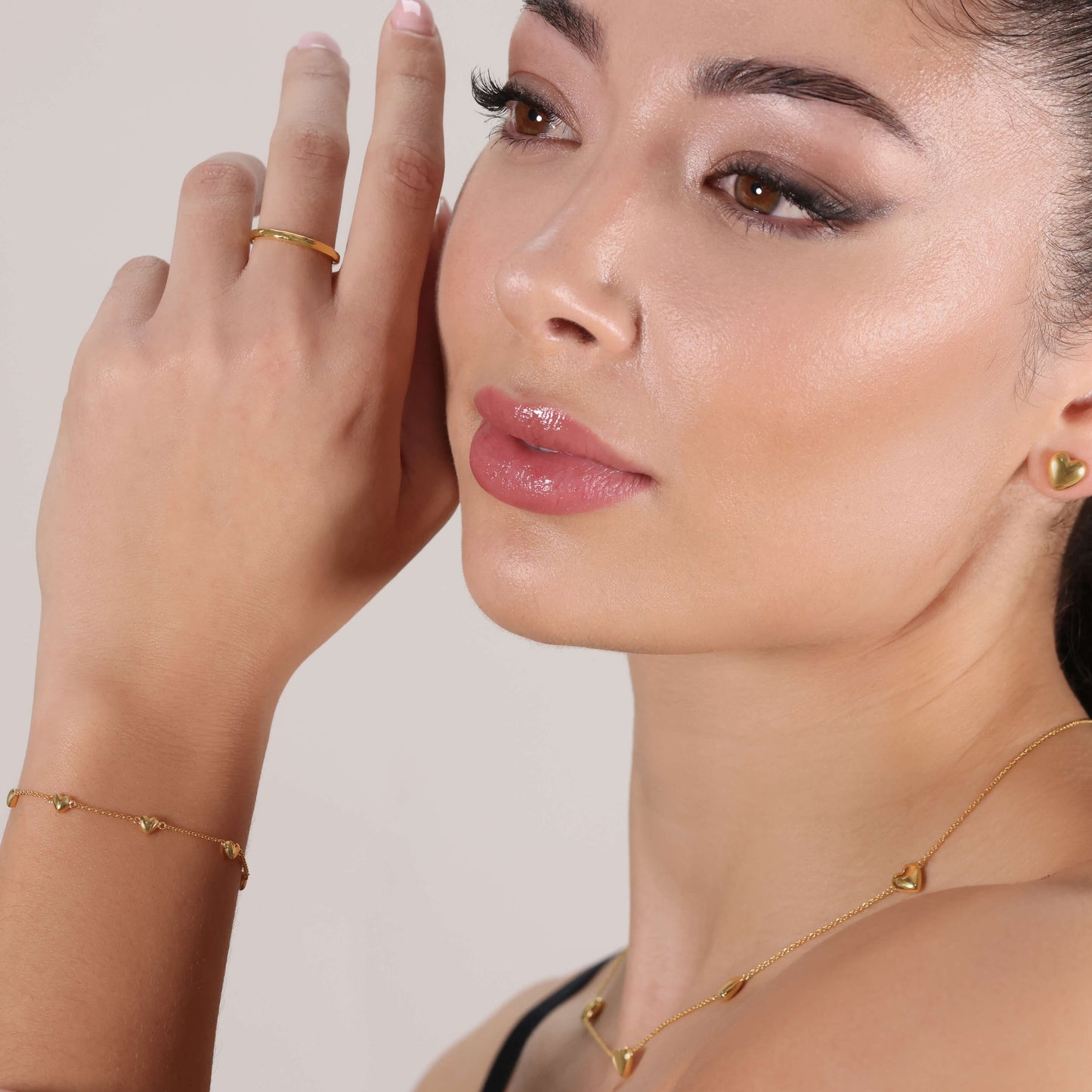 Hallie Heart Adjustable Bracelet