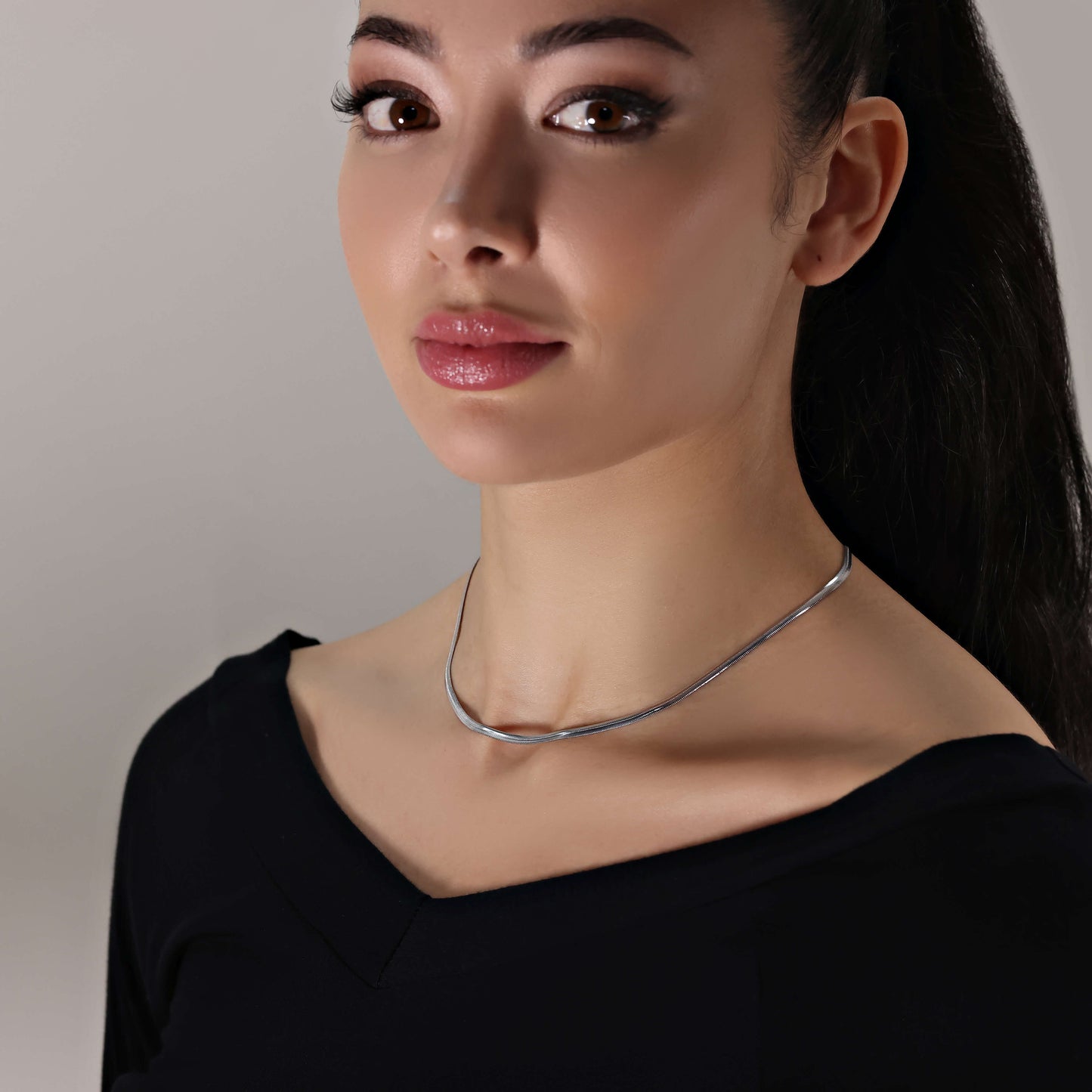 Sadie Snake Chain Adjustable Necklace