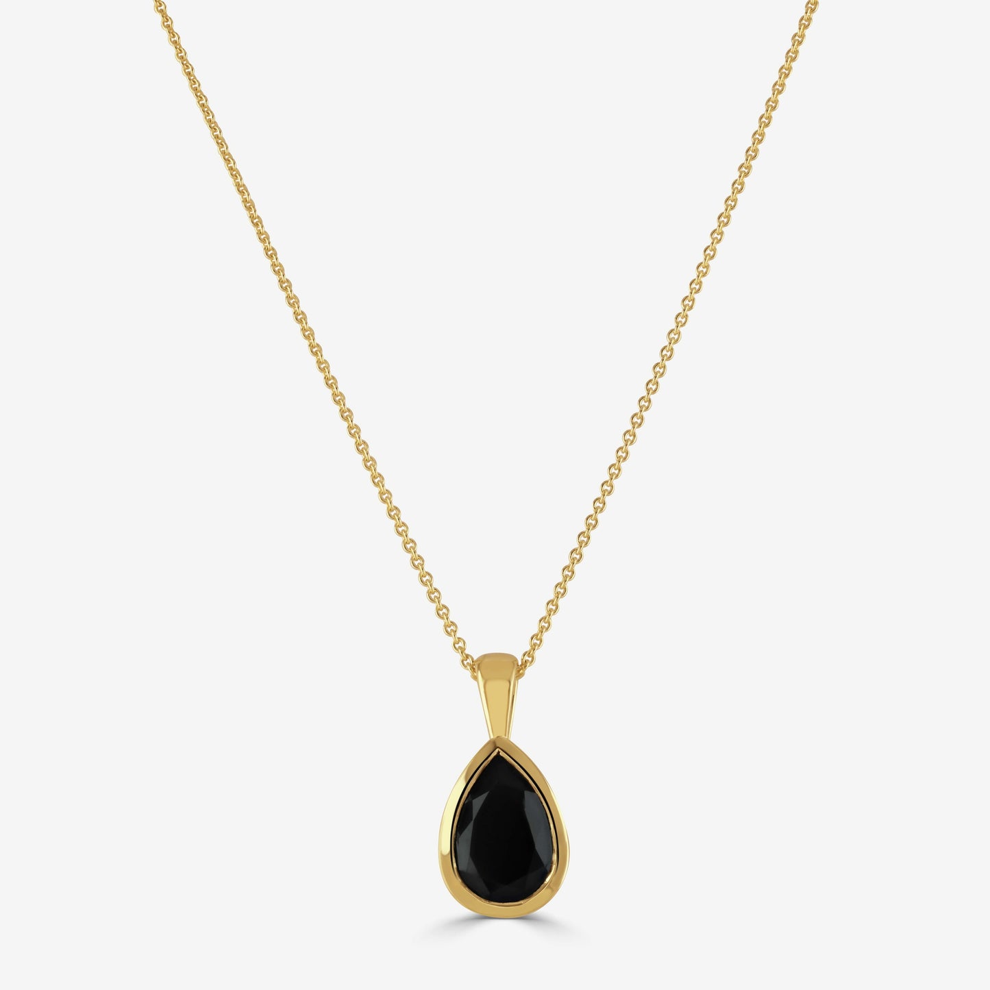 Bella Black Onyx Adjustable Necklace