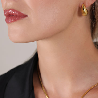 Poppy Pear Drop Earrings