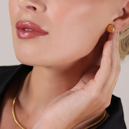Kira Knot Stud Earrings
