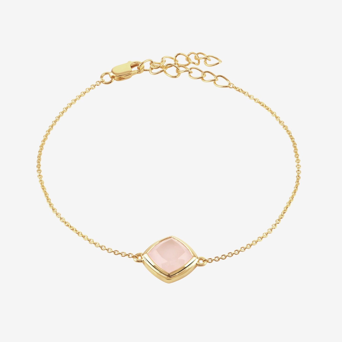 Reya Rose Quartz Adjustable Bracelet