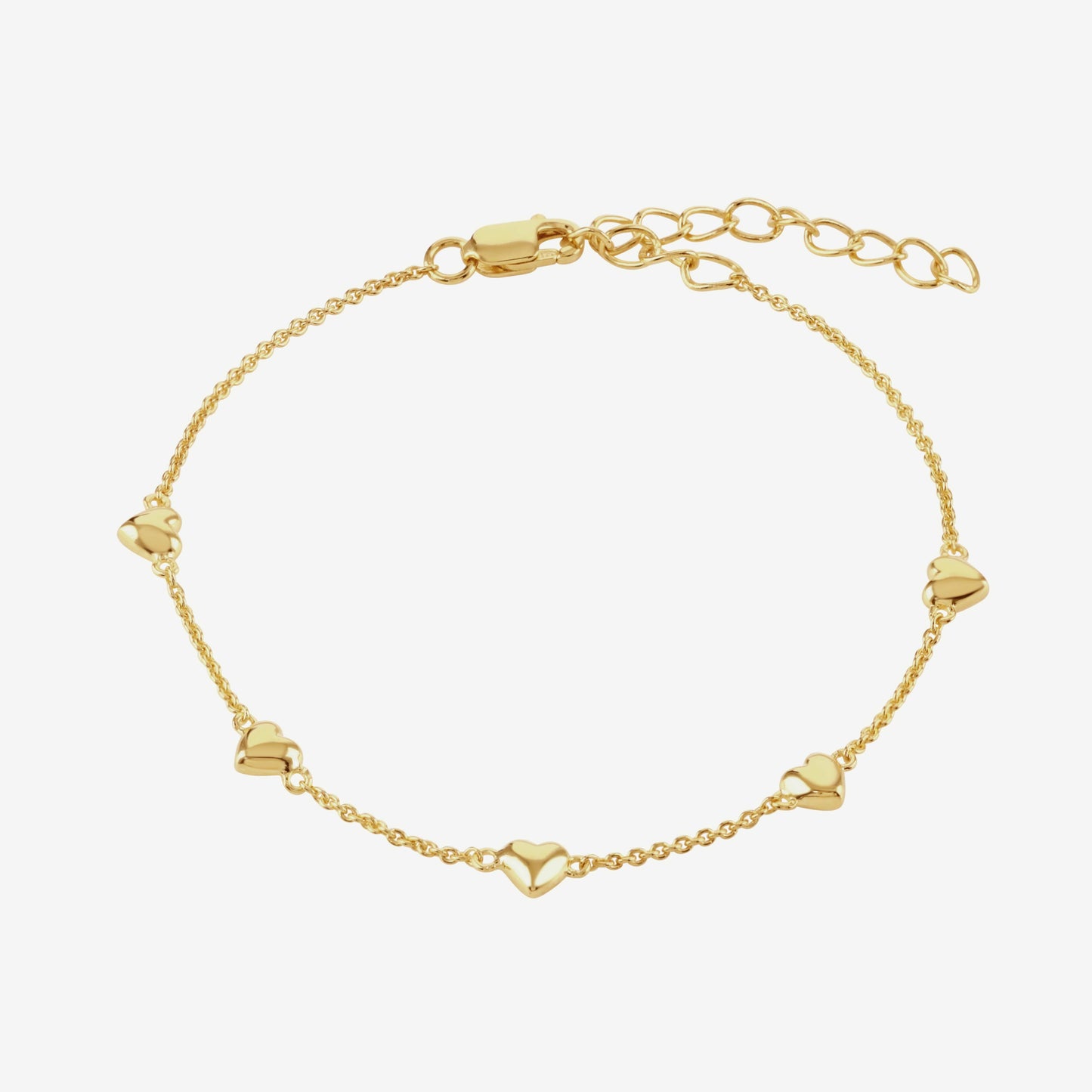Hallie Heart Adjustable Bracelet