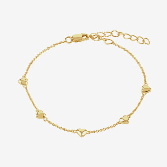 Hallie Heart Adjustable Bracelet