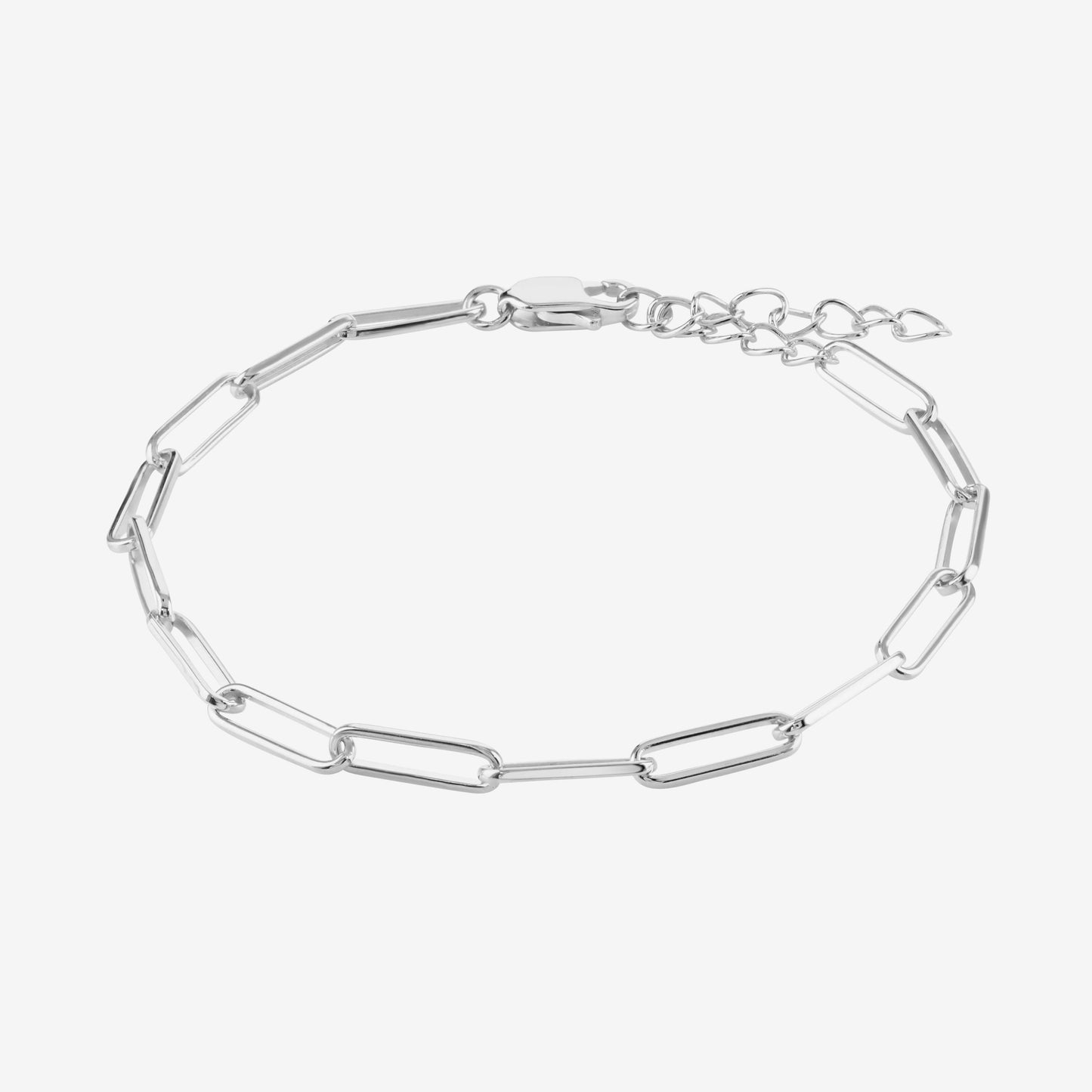 Payton Paperclip Chain Adjustable Bracelet