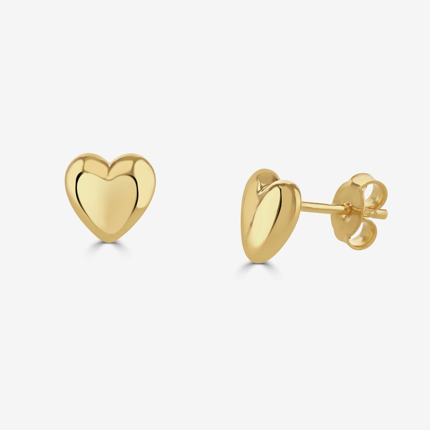 Hallie Heart Stud Earrings