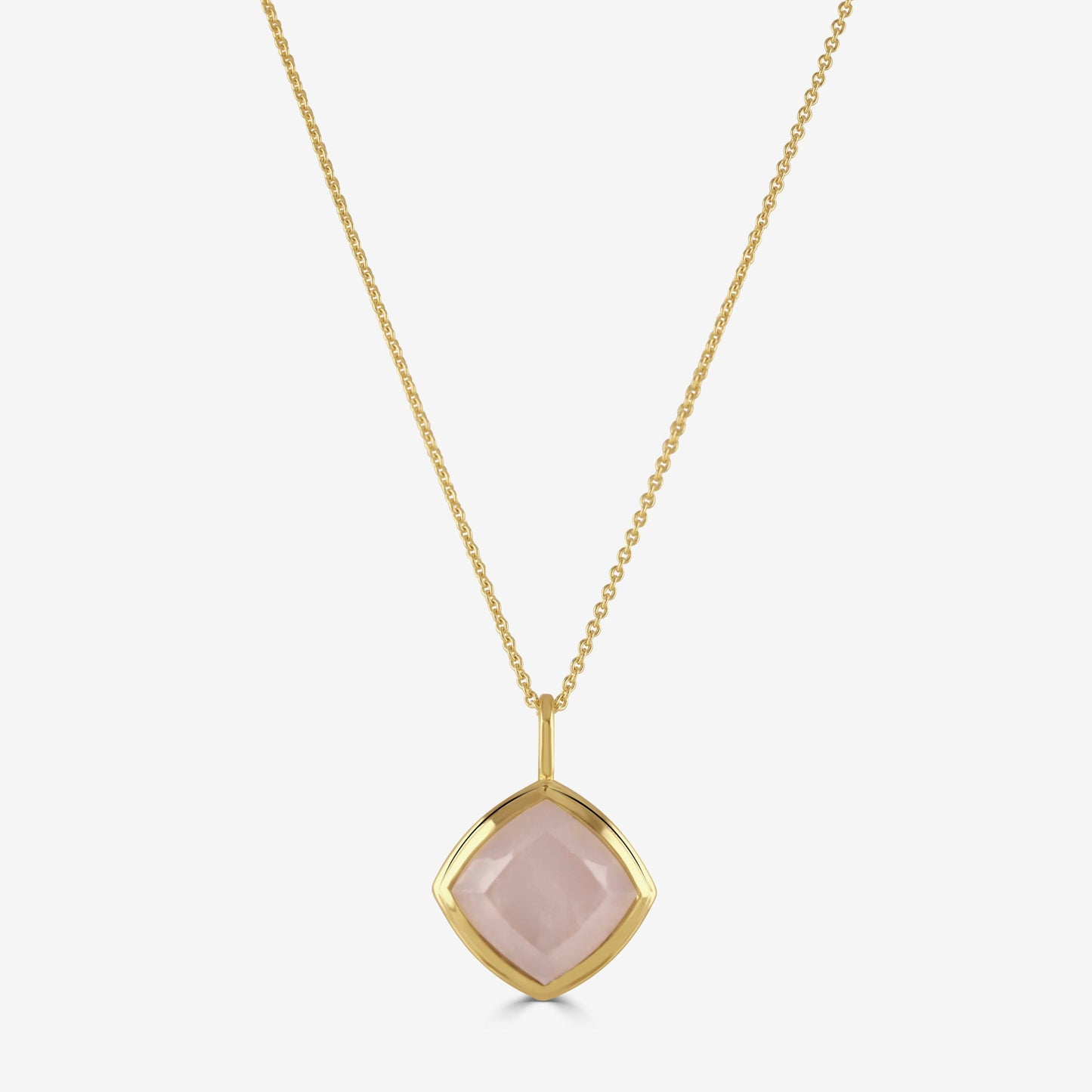 Reya Rose Quartz Adjustable Necklace