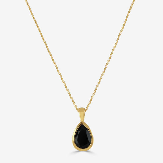 Bella Black Onyx Adjustable Necklace