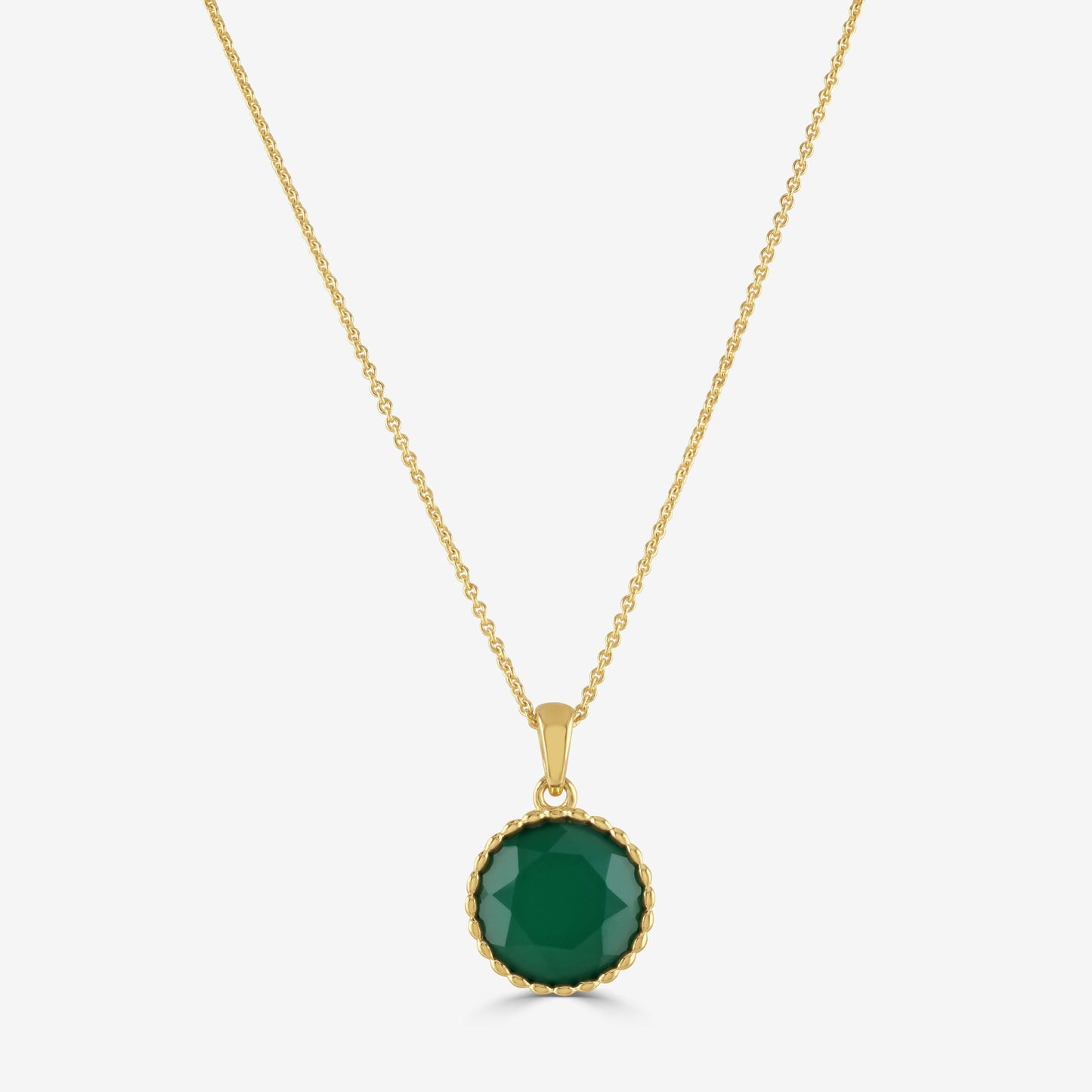 Gaia Green Onyx Adjustable Necklace