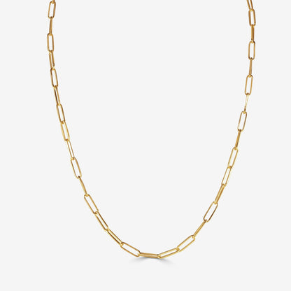 Payton Paperclip Chain Adjustable Necklace