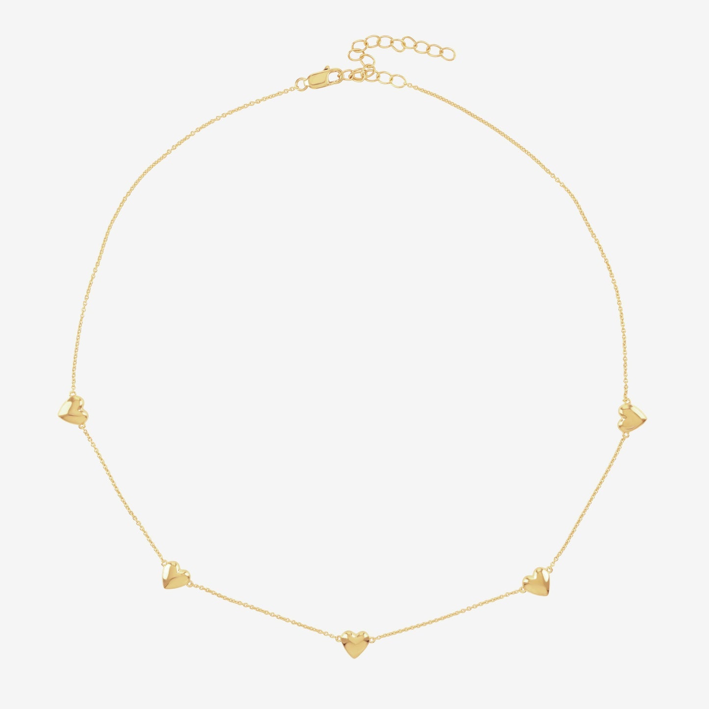 Hallie Heart Adjustable Necklace
