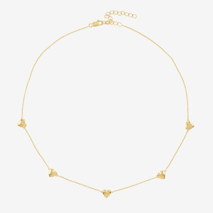 Hallie Heart Adjustable Necklace