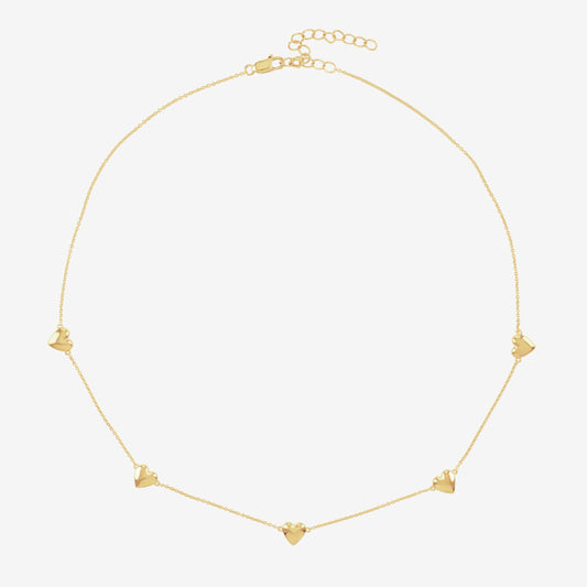 Hallie Heart Adjustable Necklace