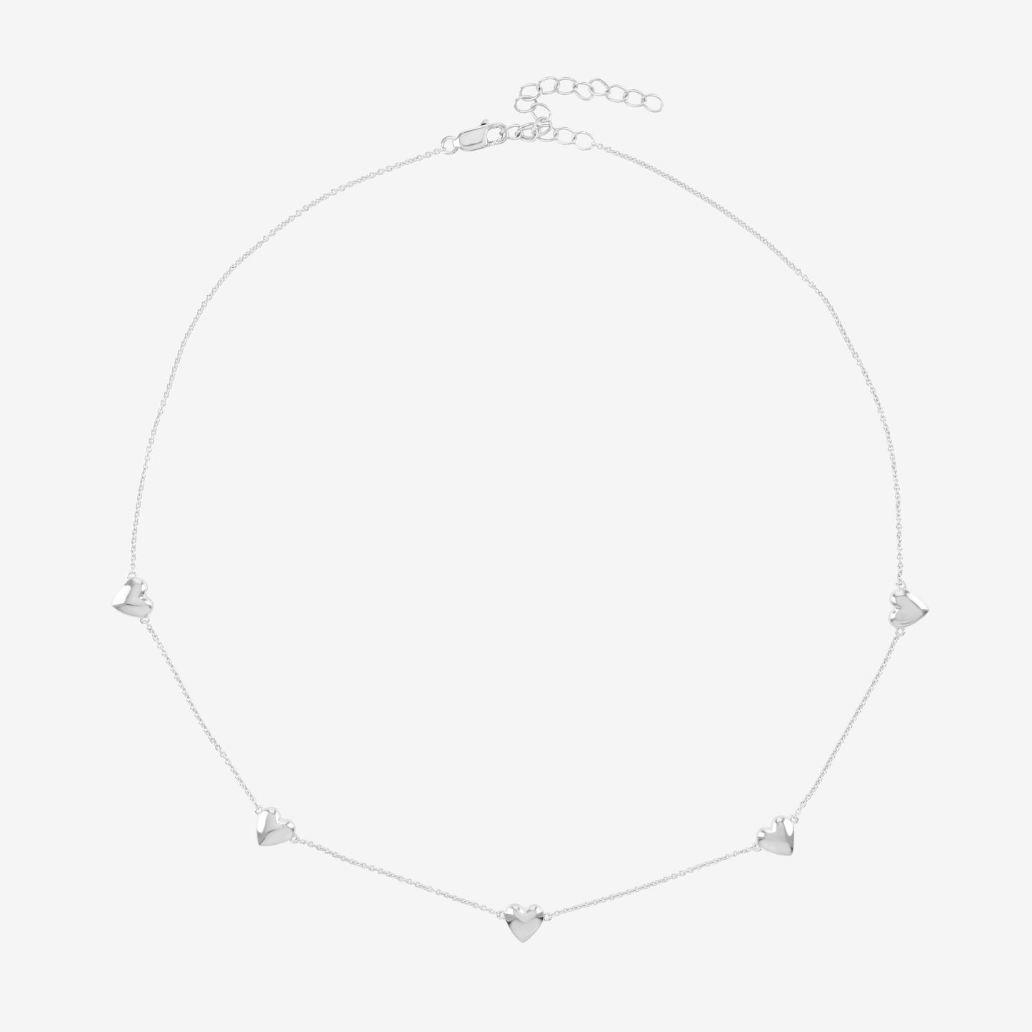 Hallie Heart Adjustable Necklace